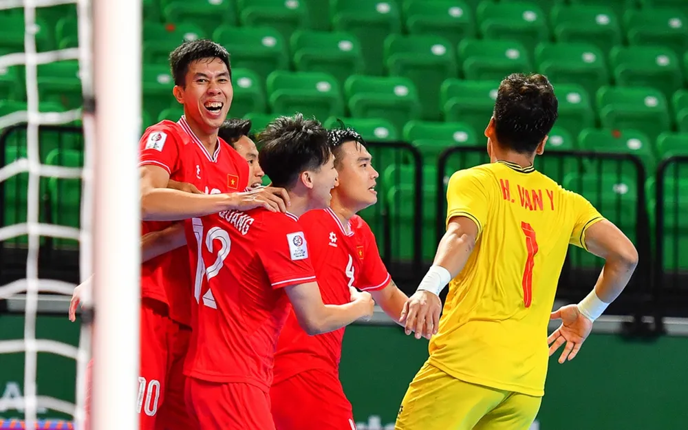 Đội tuyển futsal Việt Nam tự tin cạnh tranh vé dự vòng chung kết Giải futsal châu Á 2026. ẢNH: NHẬT ĐOÀN 