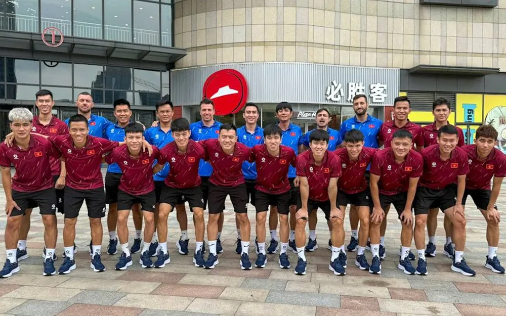 Đội tuyển futsal Việt Nam được tạo điều kiện tham quan, thư giãn tại Hàng Châu (Trung Quốc). ẢNH: ANH TRẦN 