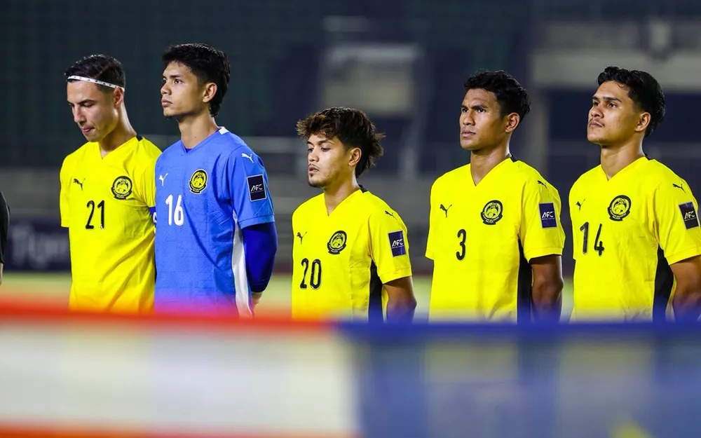 Đội tuyển Malaysia chỉ sử dụng 1 cầu thủ nhập tịch ở đợt FIFA Days tháng 10-2025. ẢNH: FAM 