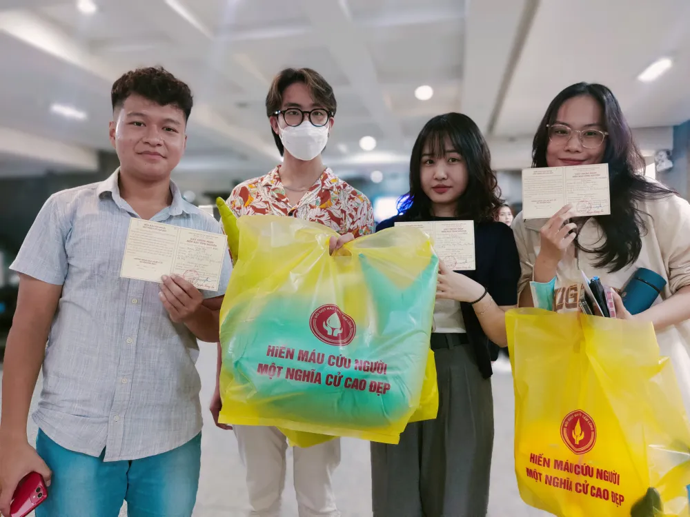 HIến máu nhân đạo là việc làm mang lại nhiều giá trị tốt đẹp cho cộng đồng. Ảnh: PHƯƠNG NGHI.