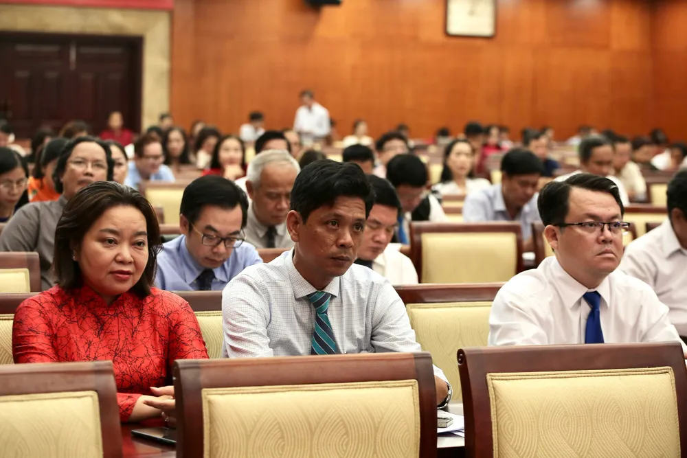 Các đại biểu tham dự hội nghị. ẢNH: DŨNG PHƯƠNG. Các đại biểu tham dự hội nghị. ẢNH: DŨNG PHƯƠNG.