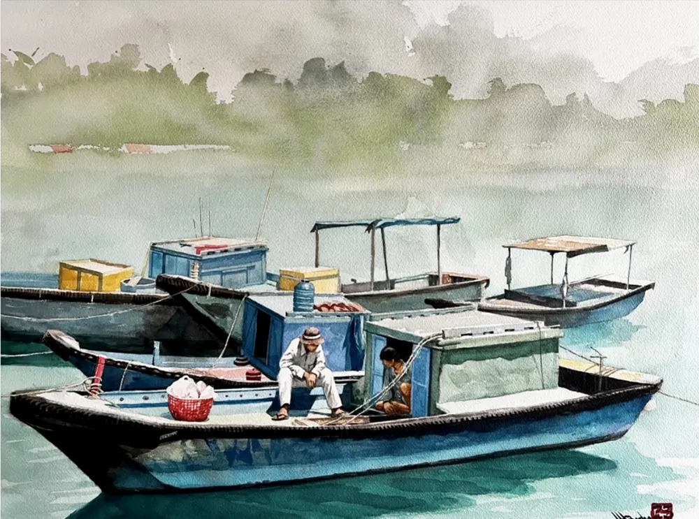 Tác phẩm trưng bày trong triển lãm