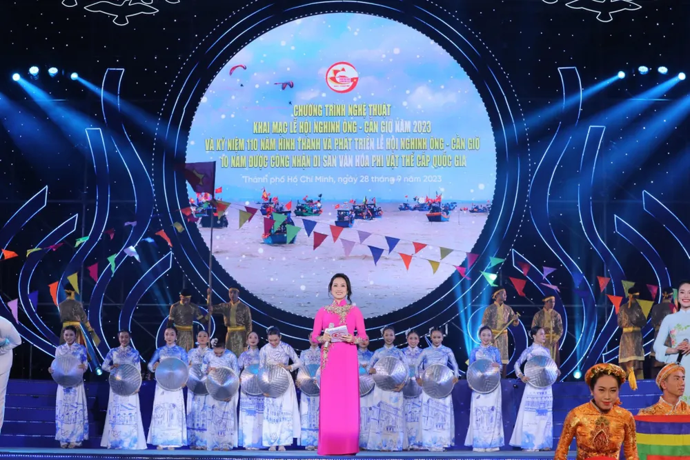 Khai mạc Lễ hội Nghinh Ông huyện Cần Giờ năm 2023. Ảnh: DŨNG PHƯƠNG Khai mạc Lễ hội Nghinh Ông huyện Cần Giờ năm 2023. Ảnh: DŨNG PHƯƠNG