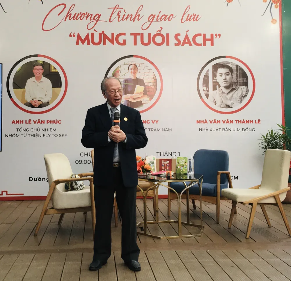 GS-TS Đào Văn Lượng chia sẻ tại chương trình. ẢNH: THANH TRÚC gsts-dao-van-luong-phat-bieu-2502.jpg