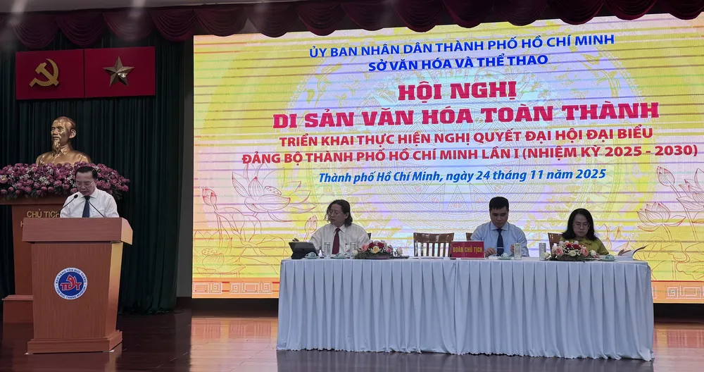 Sở VH-TT TPHCM tổ chức Hội nghị Di sản văn hóa toàn thành, triển khai thực hiện Nghị quyết Đại hội đại biểu Đảng bộ TPHCM lần I (nhiệm kỳ 2025 - 2030)