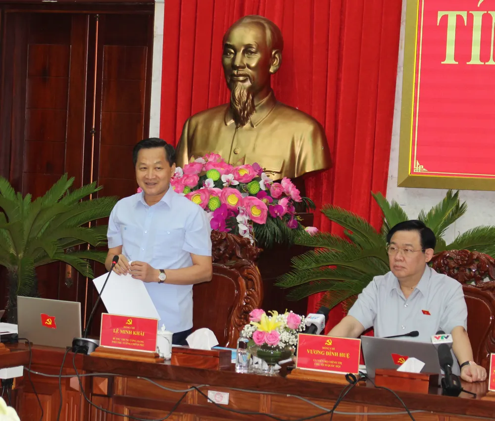 Phó Thủ tướng Lê Minh Khái cho biết, rất ấn tượng với sự phát triển của tỉnh Hậu Giang Phó Thủ tướng Lê Minh Khái cho biết, rất ấn tượng với sự phát triển của tỉnh Hậu Giang