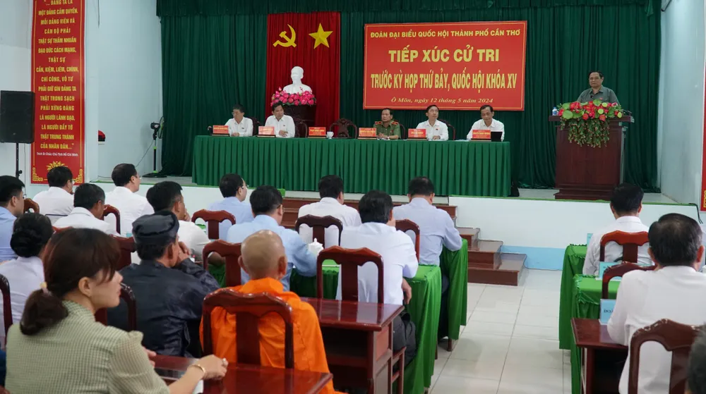 Thủ tướng Phạm Minh Chính phát biểu tại buổi tiếp xúc cử tri trước kỳ họp thứ 7, Quốc hội khóa XV 2=ad.jpg