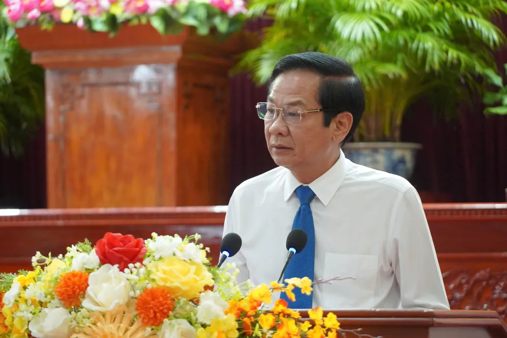 Bí thư Thành ủy TP Cần Thơ phát biểu tại hội nghị 01.jpg