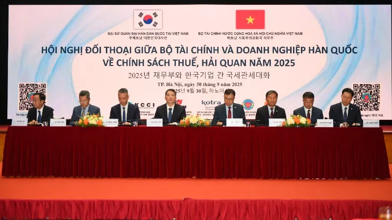 Bộ Tài chính đối thoại với doanh nghiệp Hàn Quốc về chính sách thuế, hải quan