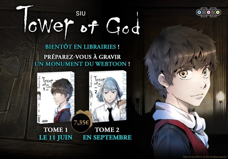 Tower of God phiên bản sách giấy của nhà xuất bản Ototo, Pháp