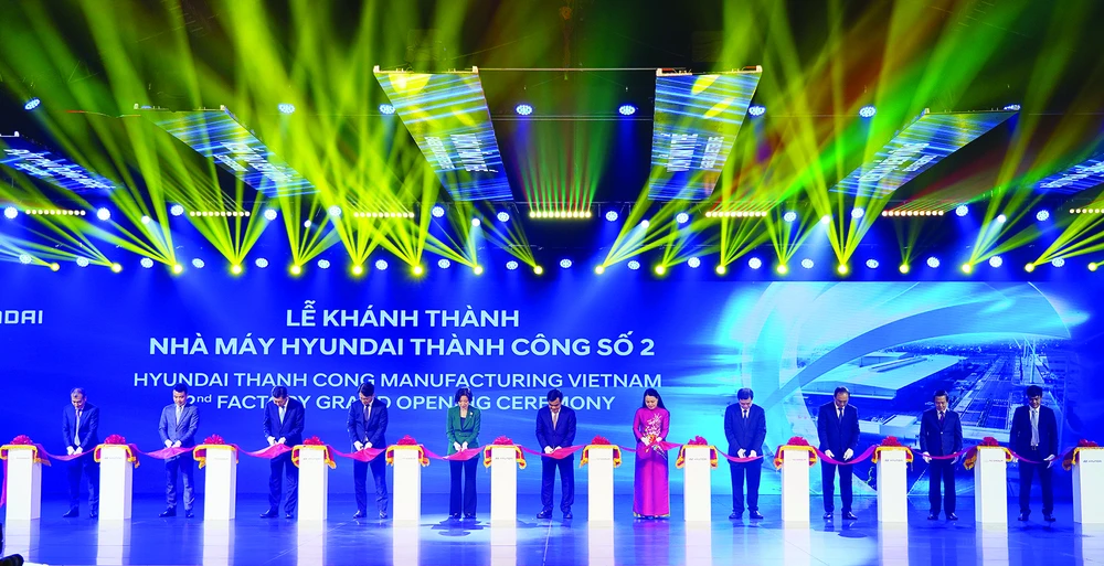 Tập đoàn Thành Công và Hyundai Motor khánh thành Nhà máy Hyundai Thành Công số 2 