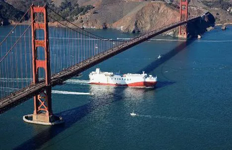 Chuyến tàu chở 999 ô tô điện VinFast VF 8 đã chính thức cập bến California, Mỹ sau 26 ngày khởi hành từ cảng Hải Phòng, Việt Nam