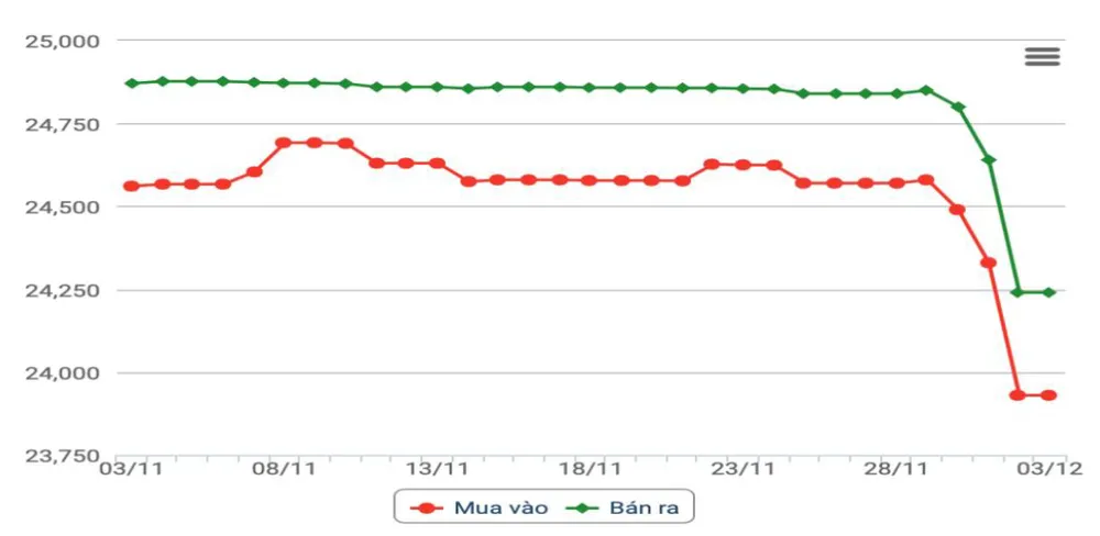 Tỷ giá đồng Việt Nam