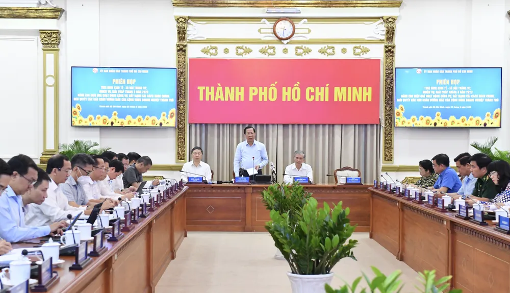 Chủ tịch UBND TPHCM Phan Văn Mãi: Chúng ta cộng hưởng được, nắm bắt được, sẽ chấm dứt đà suy giảm sớm hơn, tăng tốc sớm hơn