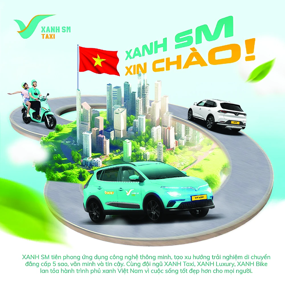 Taxi xanh sm đạt 1 triệu chuyến sau 10 tuần, tiến tới phủ xanh 27 tỉnh thành trong năm 2023