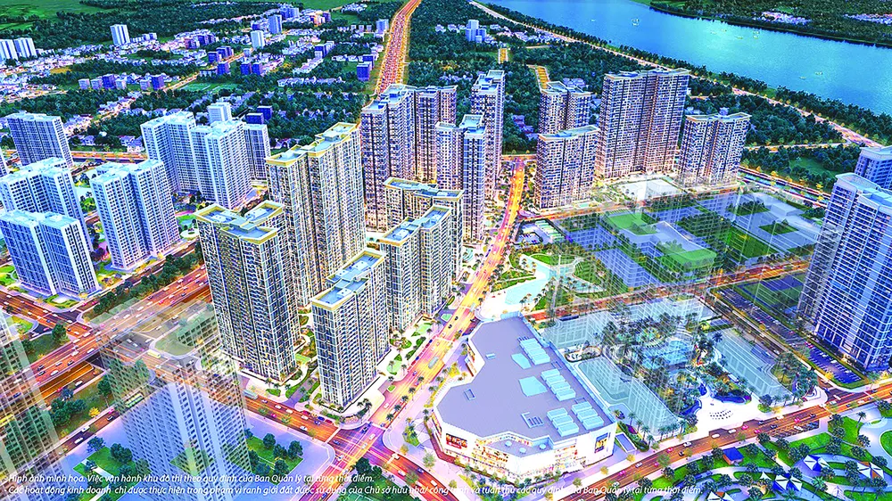 Glory Heights là phân khu hiếm có có đường vành đai 3 chạy ngang qua