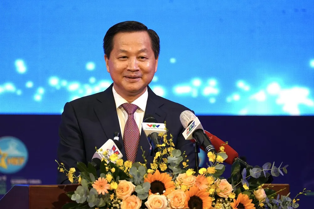 Phó Thủ tướng Lê Minh Khái. Ảnh: HOÀNG HÙNG