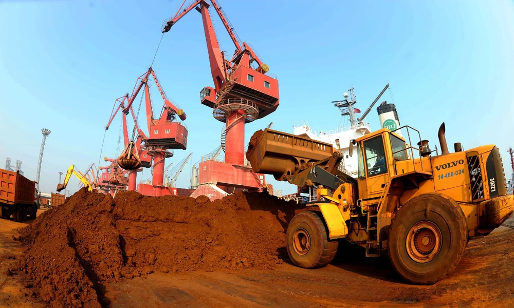 Khai thác đất hiếm ở Trung Quốc. Ảnh: Global Times