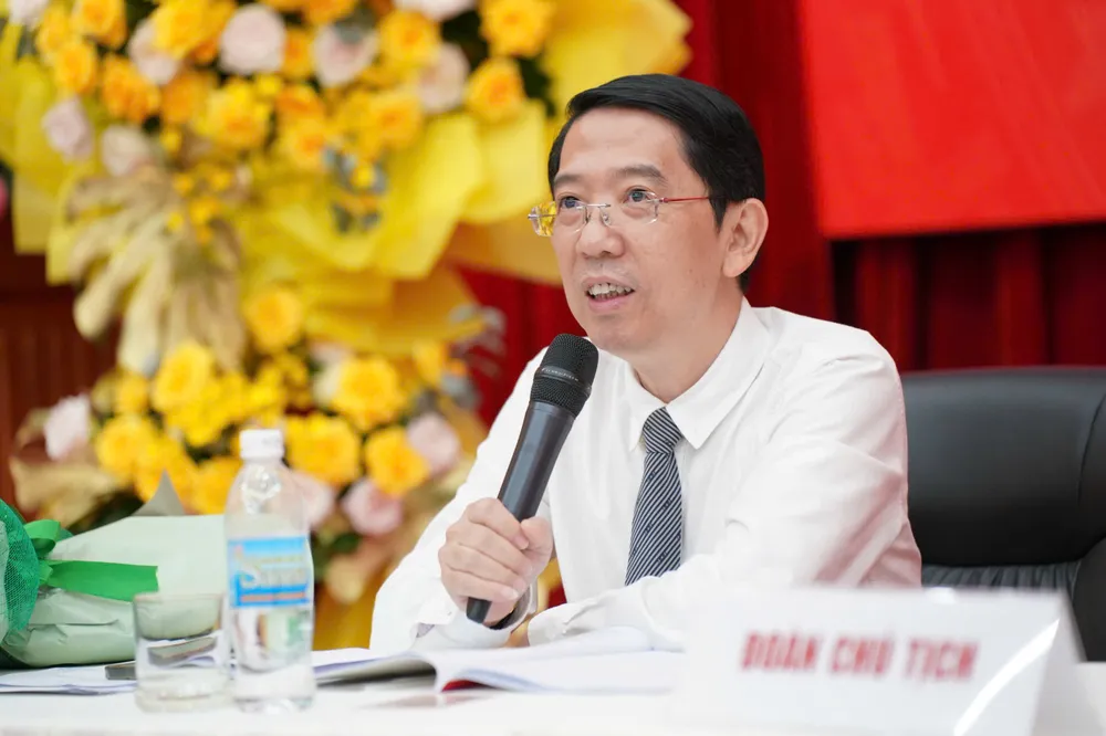 Đồng chí Nguyễn Thành Lợi, Bí thư Đảng ủy, Phó Tổng Biên tập Thường trực Báo SGGP z6747779904593_86b0fb45265b50a082056256b870a9c2.jpg