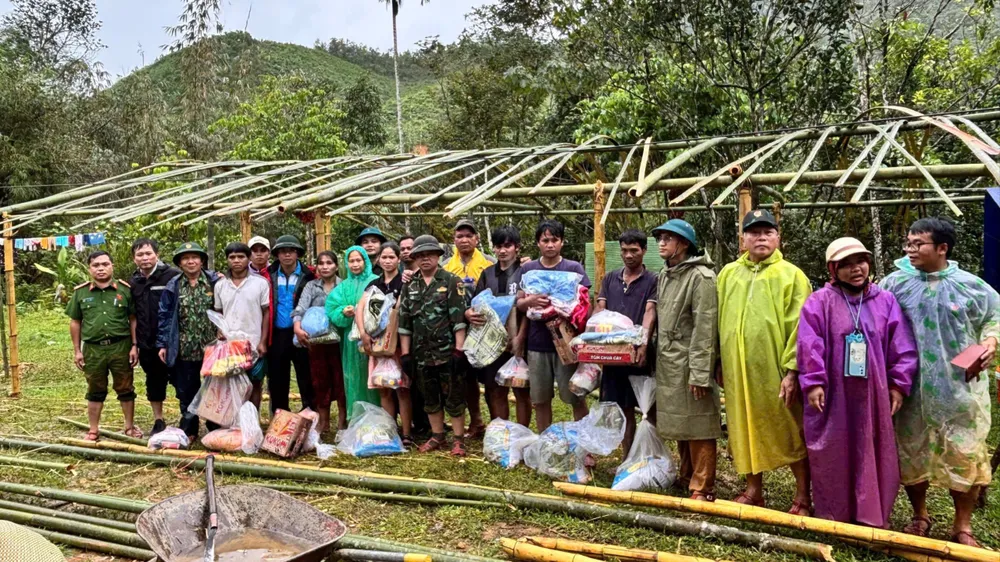 Lực lượng chính quyền xã đã tiếp cận được thôn Atếêp