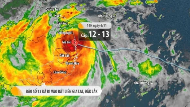 台风以15级阵风登陆德乐-嘉莱各省。
