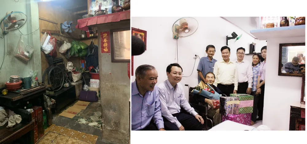 Quận 5 tặng máy may, xe máy, sửa nhà cho các hộ khó khăn ảnh 6