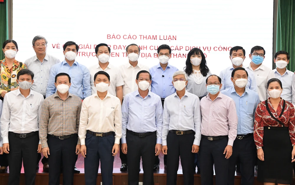 Chủ tịch UBND TPHCM Phan Văn Mãi: Cải cách hành chính ở TPHCM có tác động đến phát triển kinh tế - xã hội cả nước ảnh 3 Chủ tịch UBND TPHCM Phan Văn Mãi: Cải cách hành chính ở TPHCM có tác động đến phát triển kinh tế - xã hội cả nước ảnh 3