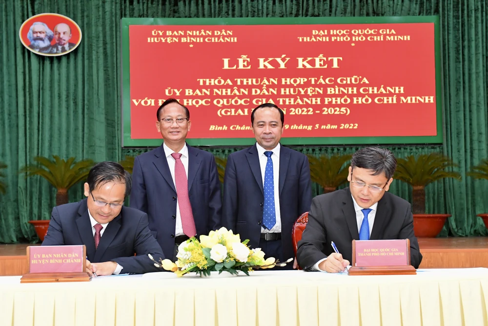 Huyện Bình Chánh hợp tác với ĐHQG TPHCM giải quyết nhiều vấn đề “nóng” ảnh 4 Huyện Bình Chánh hợp tác với ĐHQG TPHCM giải quyết nhiều vấn đề “nóng” ảnh 4