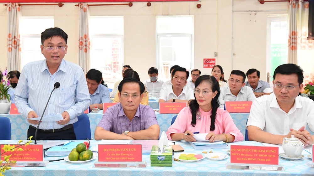 Chủ tịch HĐND TPHCM Nguyễn Thị Lệ giám sát vấn đề cử tri phản ánh qua tin nhắn, fanpage ảnh 3 Chủ tịch HĐND TPHCM Nguyễn Thị Lệ giám sát vấn đề cử tri phản ánh qua tin nhắn, fanpage ảnh 3