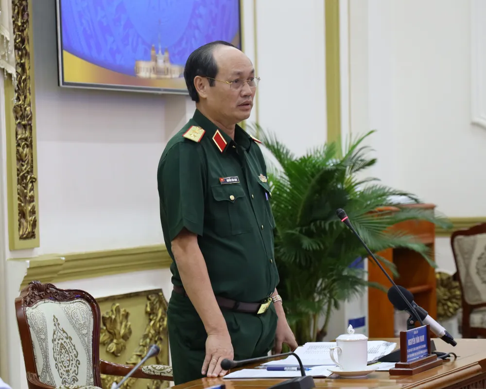 Trung tướng Nguyễn Văn Nam lưu ý tổ chức chu đáo hội trại tòng quân