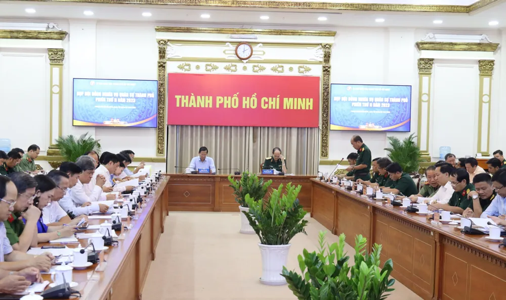 Hội đồng nghĩa vụ quân sự TPHCM họp phiên thứ hai Hội đồng nghĩa vụ quân sự TPHCM họp phiên thứ hai