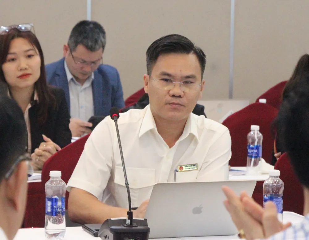 Đại diện Cục Thuế tỉnh Đồng Nai tại hội thảo. Ảnh: MAI HOA Đại diện Cục Thuế tỉnh Đồng Nai tại hội thảo. Ảnh: MAI HOA