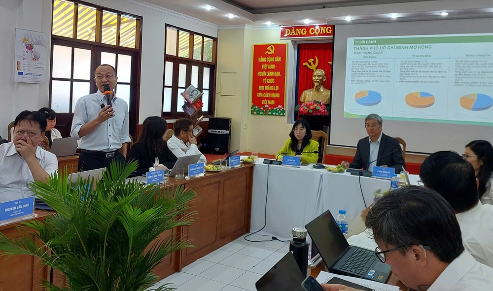 Chuyên gia từ VinUni góp ý về các trụ cột chuyển đổi xanh của TPHCM mở rộng. Ảnh: M.HOA ccb48f438a173f496606.jpg