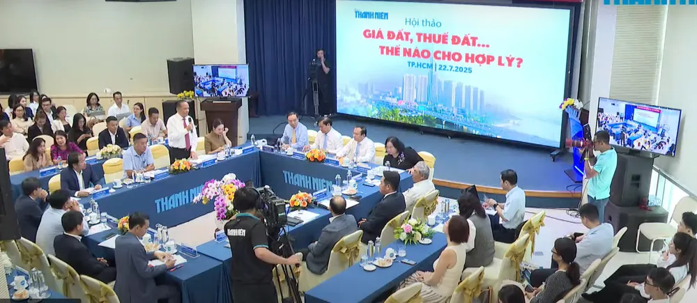Hội thảo tổ chức tại TPHCM, với sự tham gia của lãnh đạo Bộ Tài chính, nhiều chuyên gia và doanh nghiệp Hội thảo Báo TN.png
