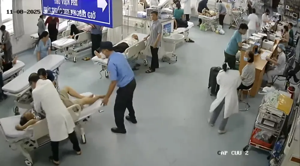 Bệnh nhân được các y bác sĩ Bệnh viện Đa khoa Vũng Tàu đã cấp cứu kịp thời, giành lại sự sống