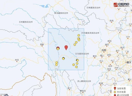 四川新龙县发生5.4级地震 暂未接到房屋受损和人员伤亡情况报告