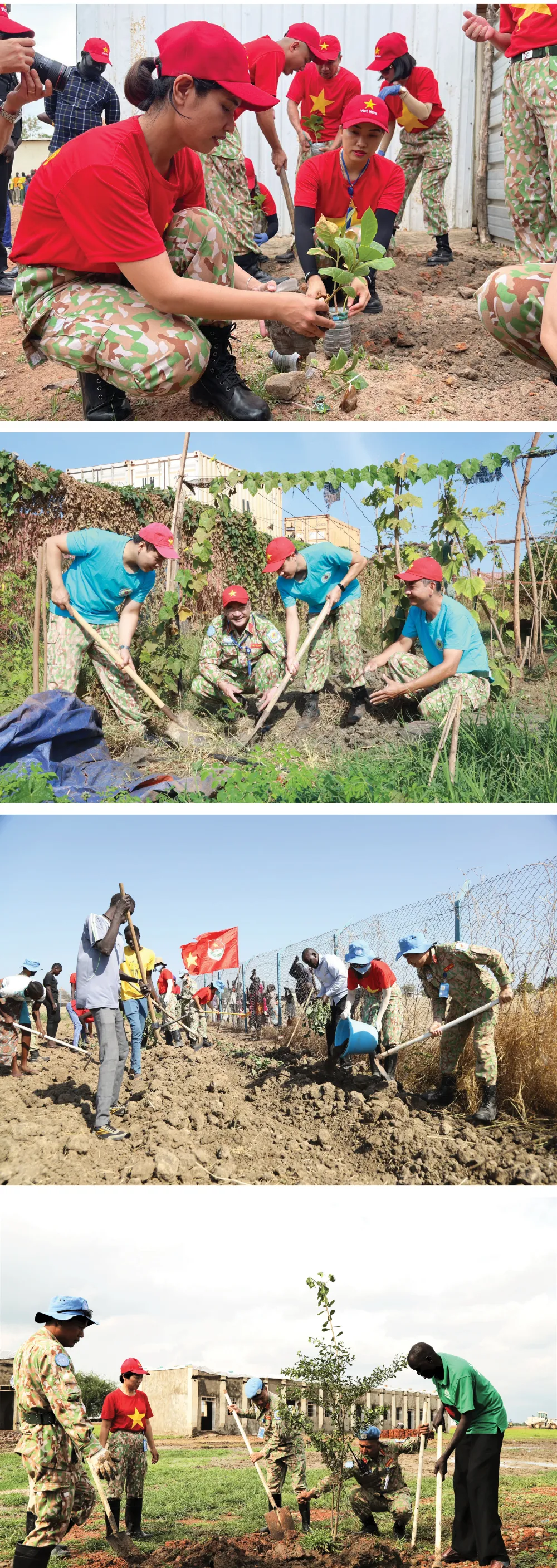 Đội Công binh số 1 của Việt Nam tại phái bộ Abyei đã góp phần làm đổi thay cuộc sống của người dân nghèo khó nơi này