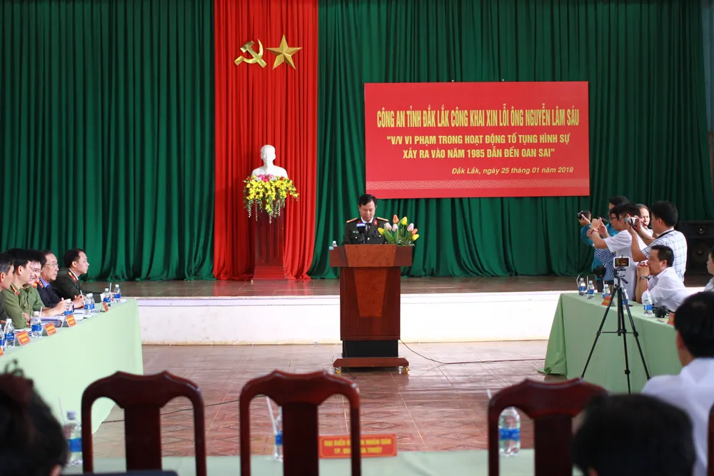 Xin lỗi công khai người đàn ông 32 năm bị oan sai ảnh 1 Xin lỗi công khai người đàn ông 32 năm bị oan sai ảnh 1