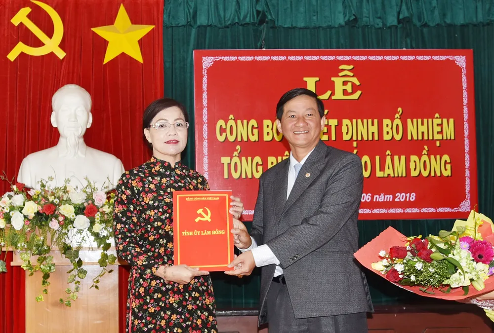 Nhà báo Hồ Thị Lan giữ chức Tổng Biên tập Báo Lâm Đồng ảnh 1