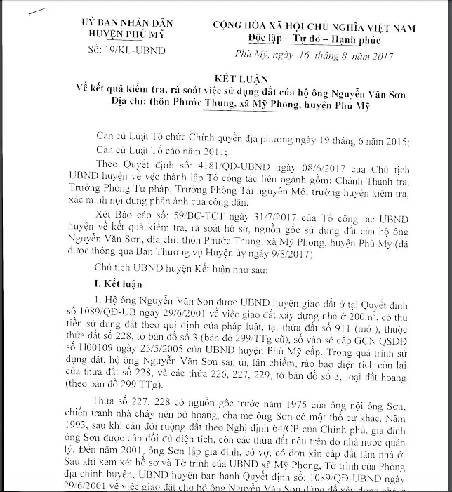 Kiểm điểm Bí thư xã luồn lách chiếm đất không nộp tiền sử dụng đất  ảnh 1