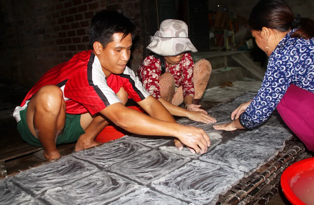 Kỳ thú làm bún Song Thằn ở “đất Võ” ảnh 3