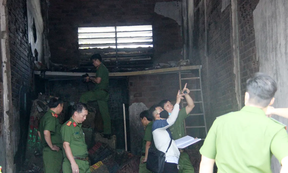 Hiện trường đám cháy Hiện trường đám cháy