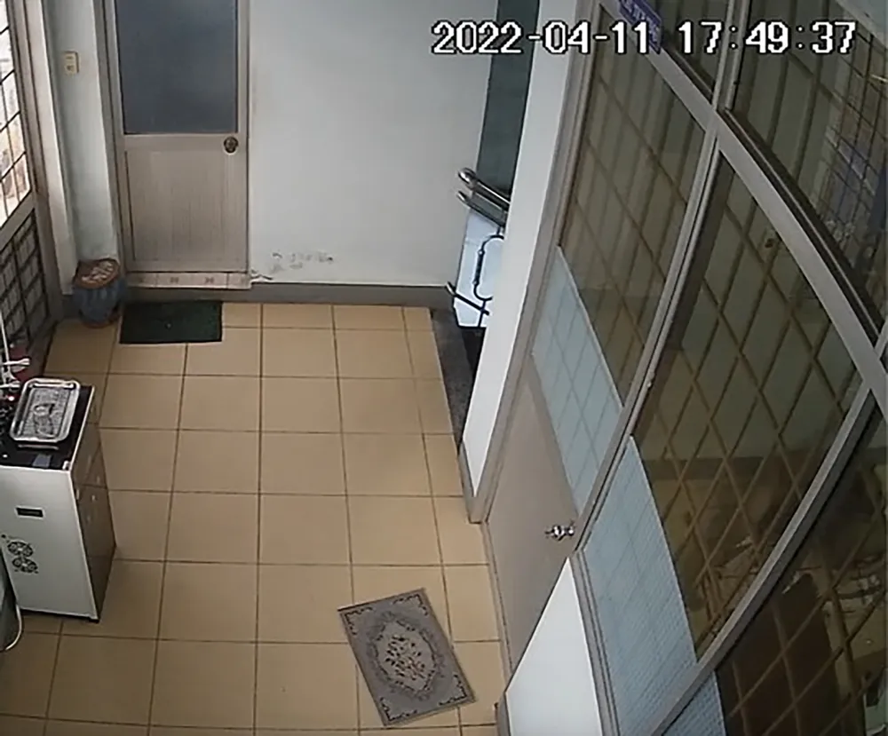 Phòng làm việc của ông L.V.T.. Ảnh cắt clip