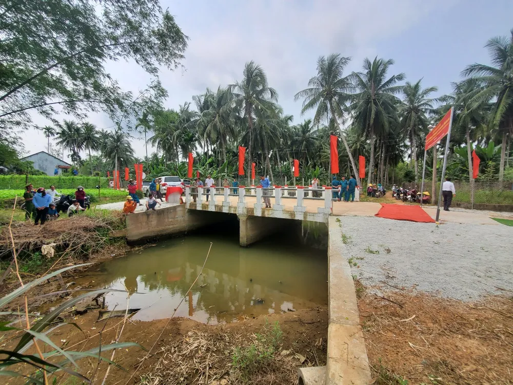 Cầu bà Cừ được khánh thành thỏa ước nguyện hơn 1.000 dân