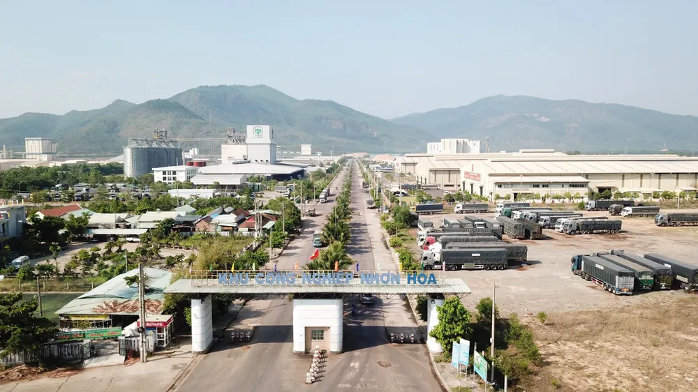 Khu công nghiệp Nhơn Hòa, tỉnh Bình Định. Ảnh: NGUYỄN DŨNG Khu công nghiệp Nhơn Hòa, tỉnh Bình Định. Ảnh: NGUYỄN DŨNG