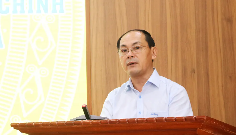 Ông Trương Công Hoài, Phó Chánh Văn phòng UBND tỉnh Gia Lai phát biểu tại sự kiện 1 tap huan 2.jpg