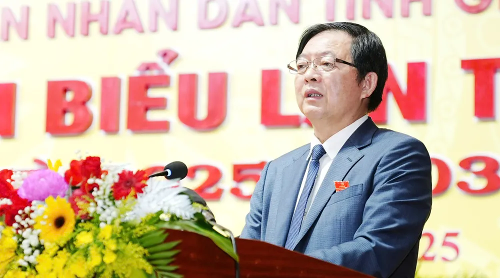 Bí thư Tỉnh ủy Gia Lai Hồ Quốc Dũng phát biểu chỉ đạo tại Đại hội z6932441821033_b23013d2255e91cf59f610e5a4a825a9.jpg