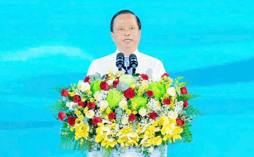 Phó Chủ tịch UBND tỉnh Gia Lai Nguyễn Tuấn Thanh phát biểu tại buổi lễ z6958796757730_1d72b40ae22b8e2cef07843ac2e91722.jpg