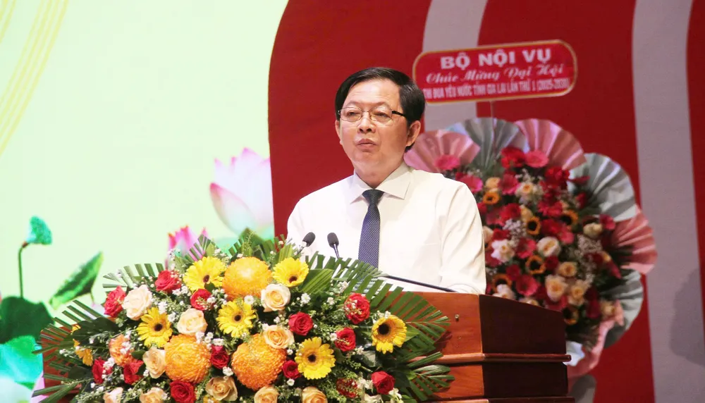 Bí thư Tỉnh ủy Gia Lai Hồ Quốc Dũng phát biểu tại sự kiện z7048513939787_937ca41218d8d3b343dcac306ed15363.jpg