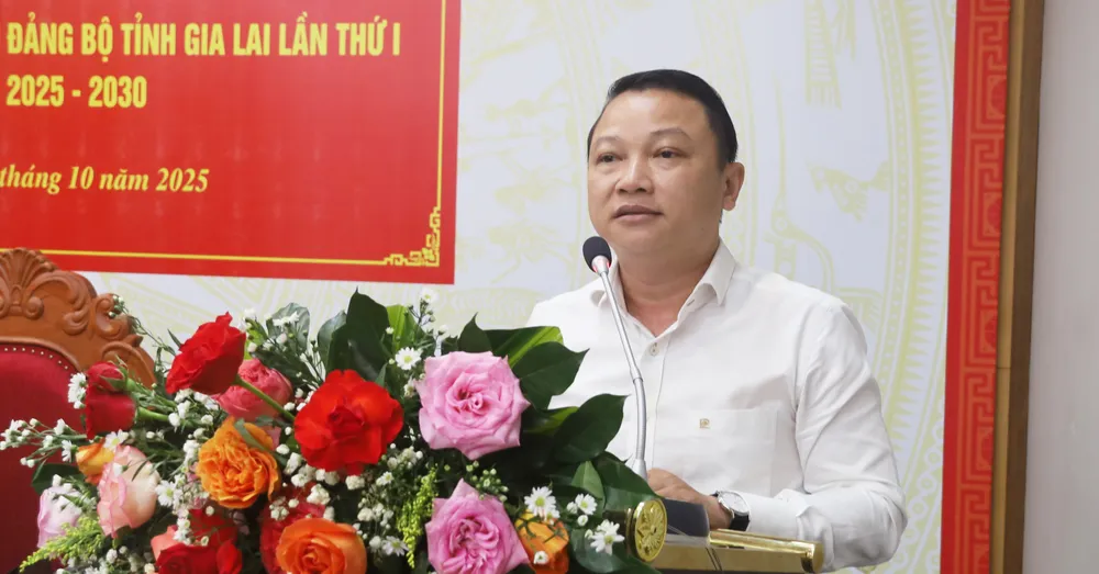 Lãnh đạo Văn phòng Tỉnh ủy Gia Lai thông tin, trả lời báo chí 6.jpg